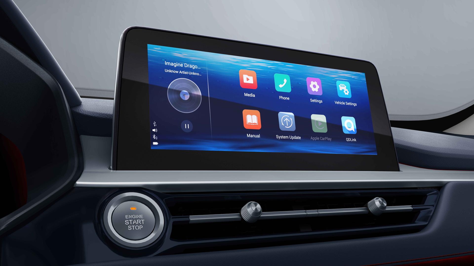 10.25-inch HD Center Console Display