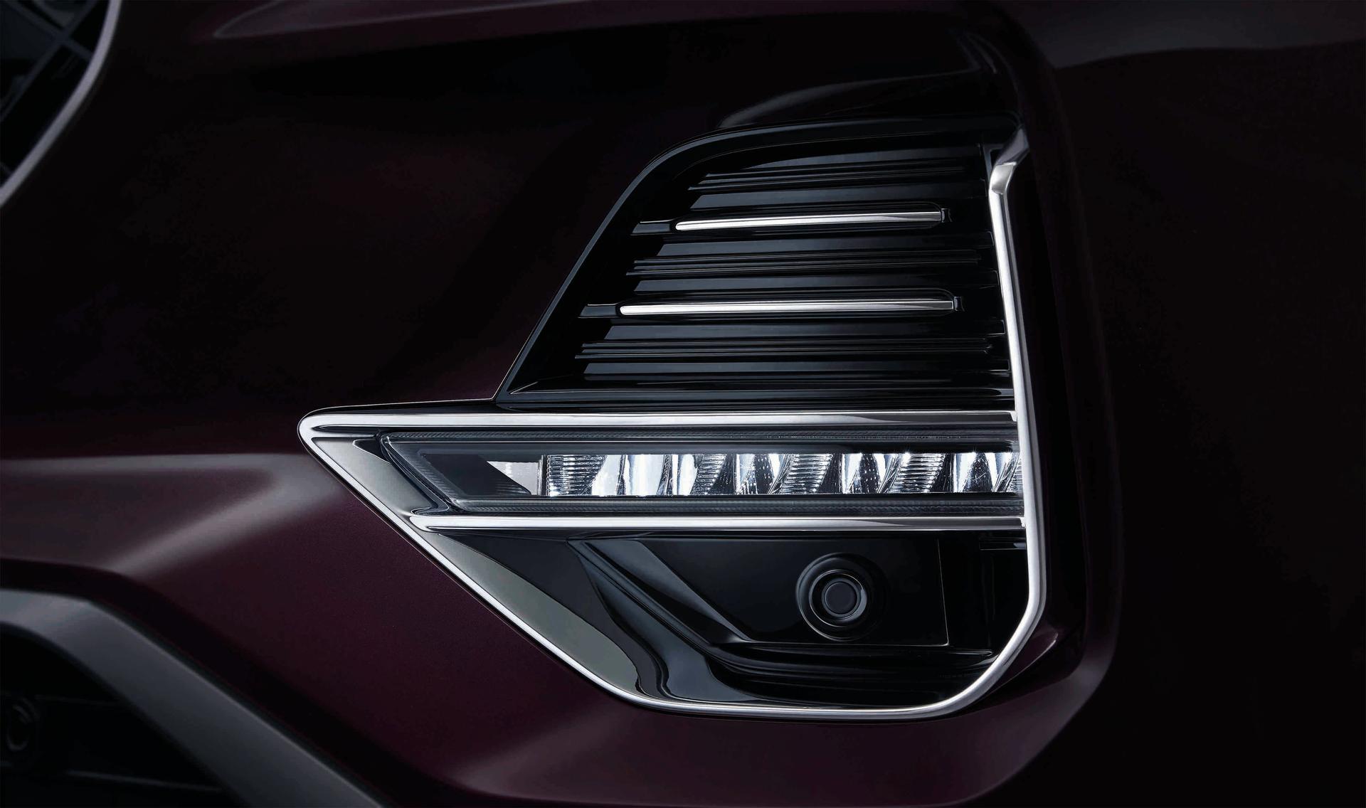Integrated LED front fog lamp